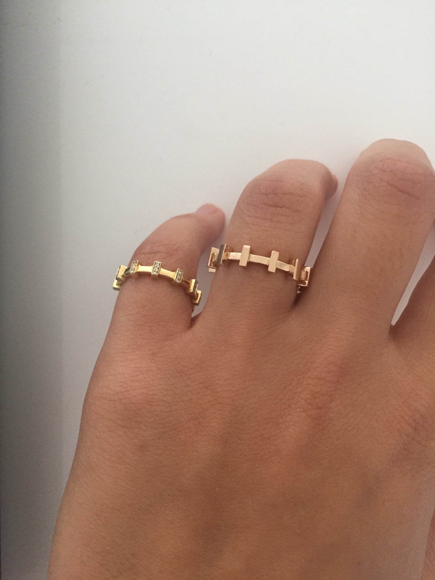 Aiva Yellow Gold Diamond Ring