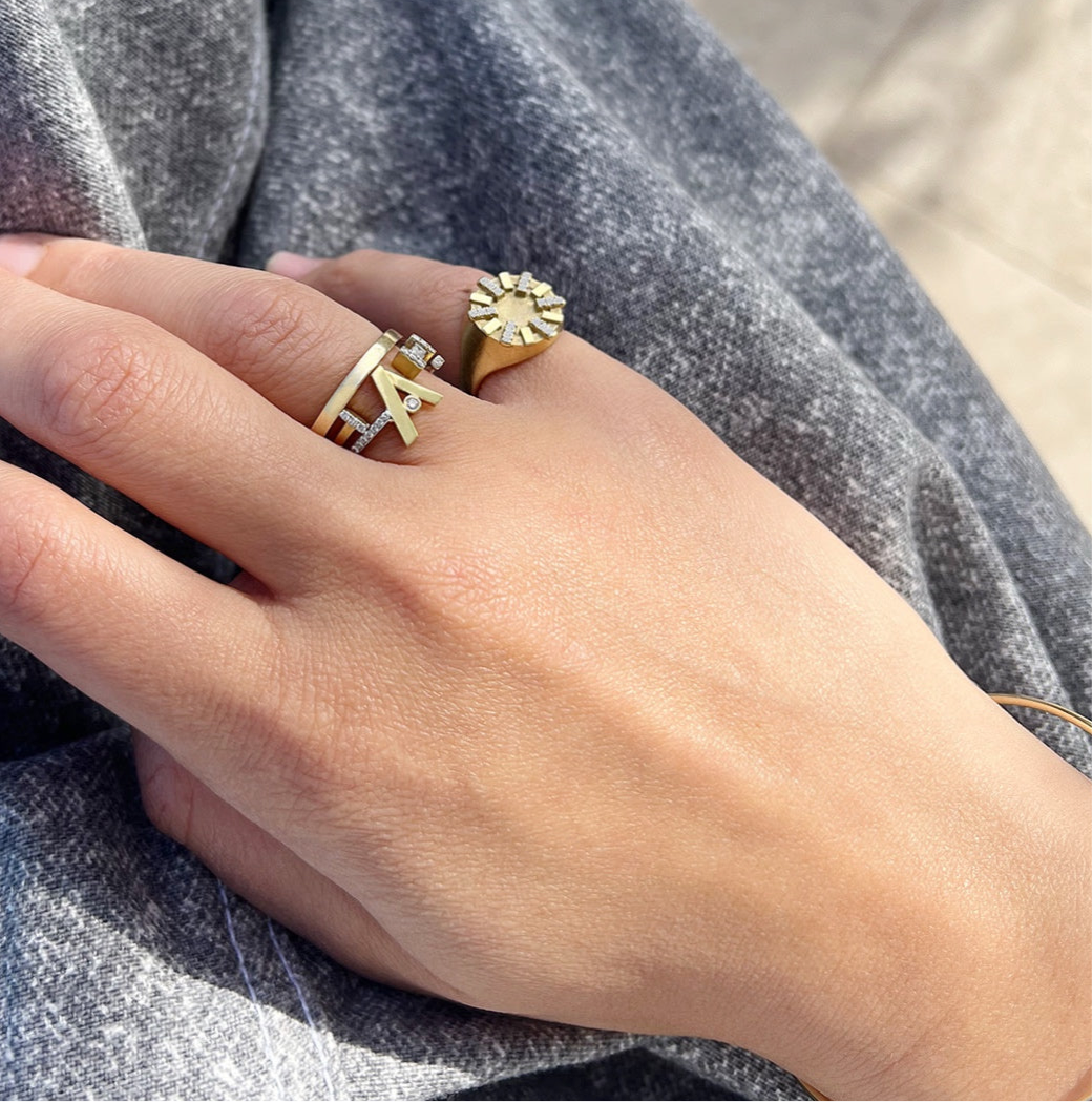 Letter Custom-made Ring