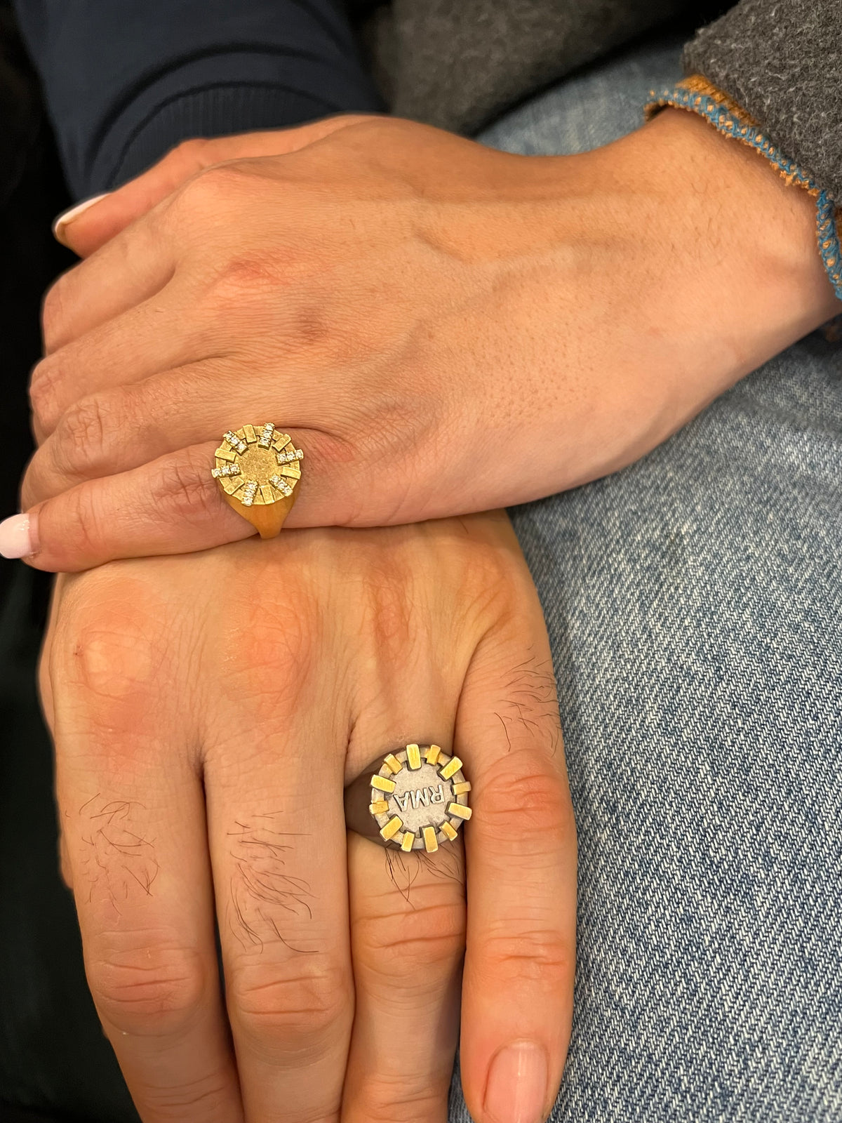Tarrah signet diamond ring