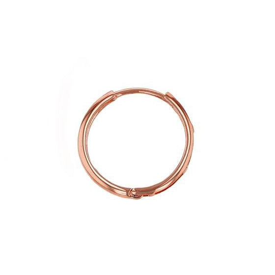 Rounded Hoop Huggie Earring