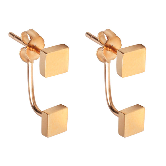 Double Square Earring